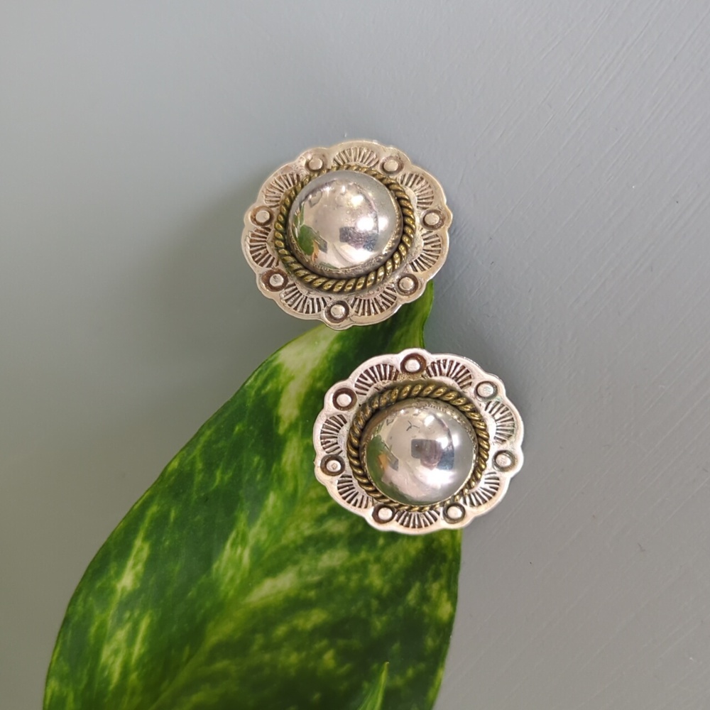 Taxco Mexico Concho earrings